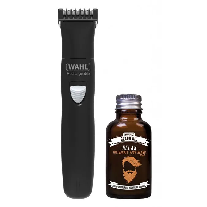 WAHL Beard Trimmer & Beard Oil Gift Set (9865-805)