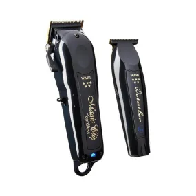 WAHL Black Magic Clip & Black Detailer Li Combo