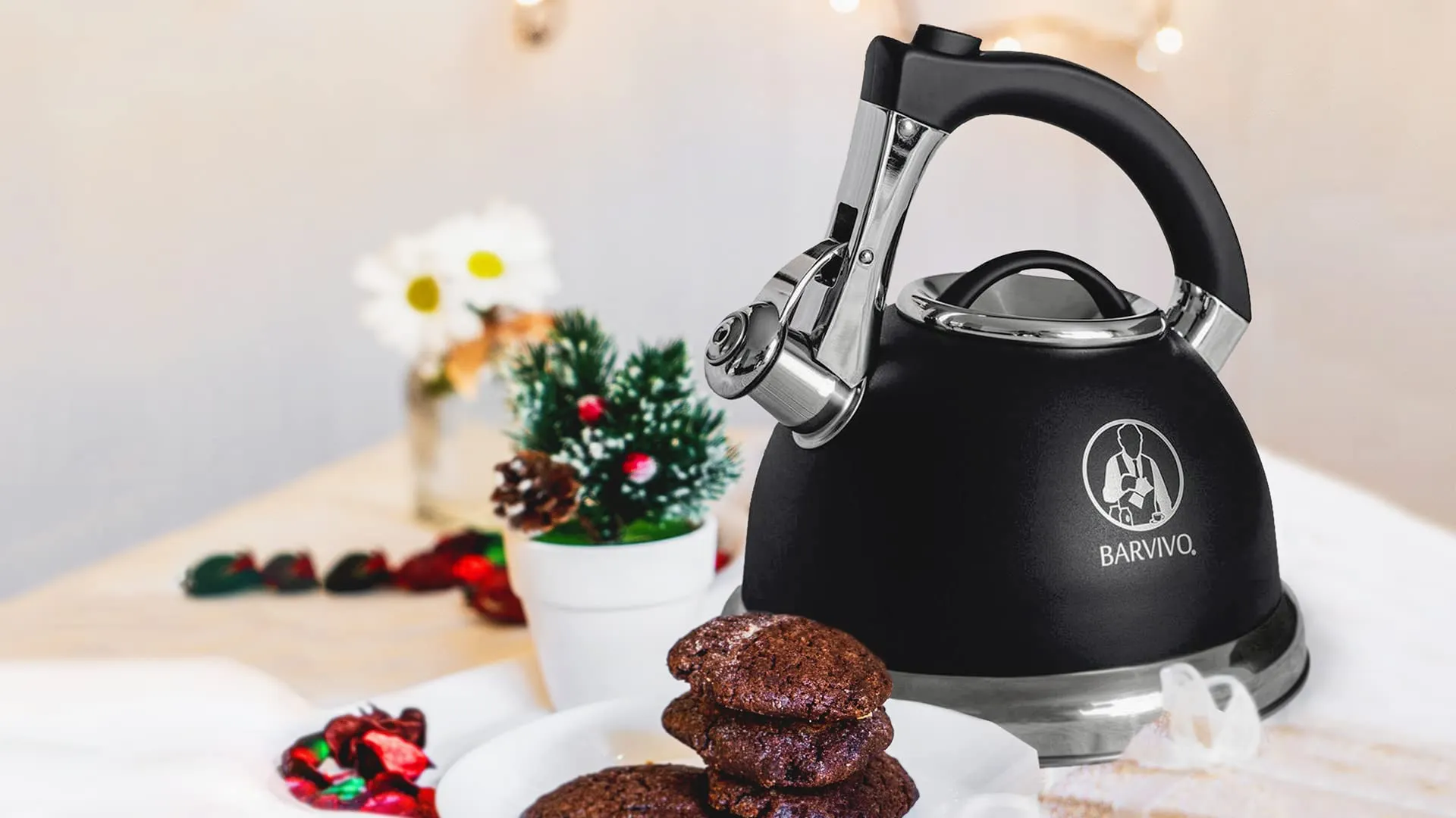 Whistling Tea Kettle  Perfect For Preing Hot Water Fast For Coffee