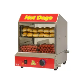 Winco 60048 Benchmark "The Dog Pound" Hot Dog Steamer, 120v